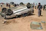 واژگونی یک دستگاه پراید 