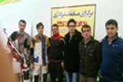قهرمانی تیم تیراندازی دانشگاه علوم پزشکی در مسابقات کارکنان دولت استان