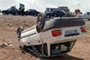 واژگونی یک دستگاه پراید 
