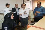 بازدید کارشناسان بهداشت و درمان صنعت نفت بوشهر از مرکز اورژانس ۱۱۵ قم