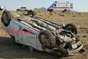 واژگونی مرگبار در محور دلیجان به نیزار / بالگرد اورژانس قم به پرواز درآمد.