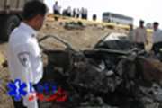 برخورد چند دستگاه خودرو با یگدیگر ۲ کشته و ۵ مجروح برجای گذاشت