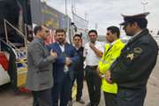 بازدید نوروزی مدیرکل پدافندغیرعامل استان و معاون درمان دانشگاه 